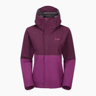 Rab Downpour дамско дъждобранно яке mulberry/plum