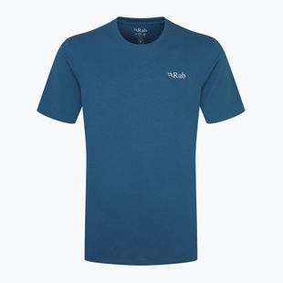 Мъжка тениска Rab Stance Mountain Peak tempest blue