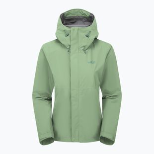 Дамско яке за дъжд Rab Downpour fig green
