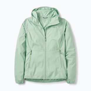 Дамско яке против вятър Rab Windgather Hoody fig green