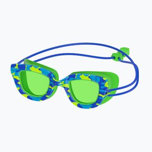 Детски очила за плуване Speedo Sunny G Pop Seasiders Print speedo blue camo / jello green