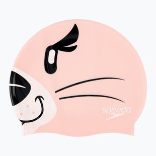 Speedo Шапка с принтиран символ в розово 8-00232614670