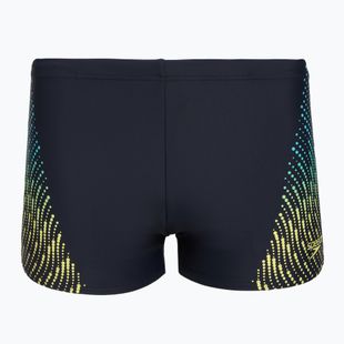 Мъжки боксерки за плуване Speedo Placement Aquashort blue/yellow