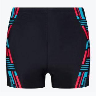 Мъжки къси панталони за плуване Speedo Tech Print black/orange