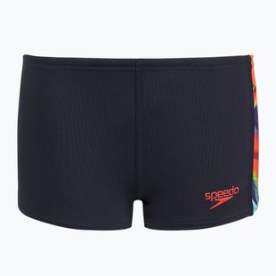 Детски боксерки за плуване Speedo Digital Panel Aquashort true navy/watermelon/bitter lime