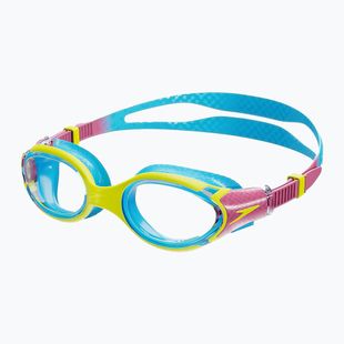 Детски очила за плуване Speedo Biofuse 2.0 lemon drizzle/kikiki pink/picton blue