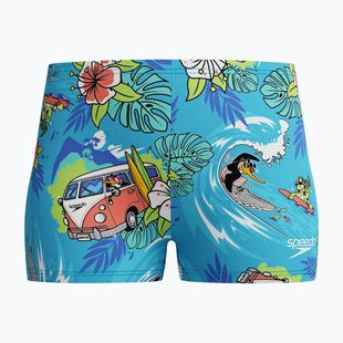 Детски боксерки за плуване Speedo Learn To Swim Digital Allover Aquashort picton blue