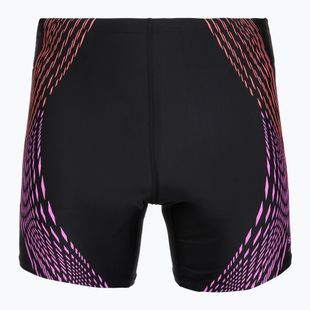 Мъжки плувни шорти тип клин Speedo Duo Logo Print Mid Jammer black/coral sands/neon violet