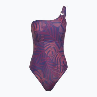 Speedo дамски бански от една част Shaping Printed Asymmetric hapuna blue