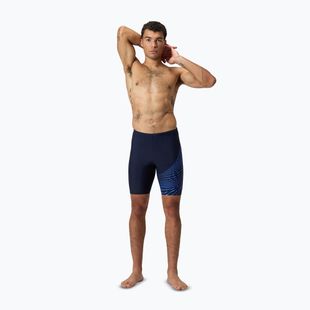 Мъжки плувни шорти тип клин Speedo Medley Logo Jammer navy/cobalt pop