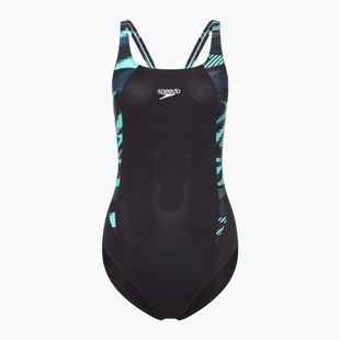 Дамски бански костюм от една част Speedo HyperBoom Splice Muscleback dark teal