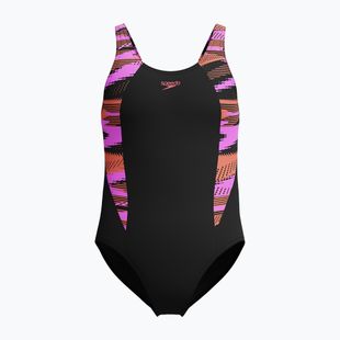 Детски цял бански костюм Speedo HyperBoom Splice Muscleback coral sands