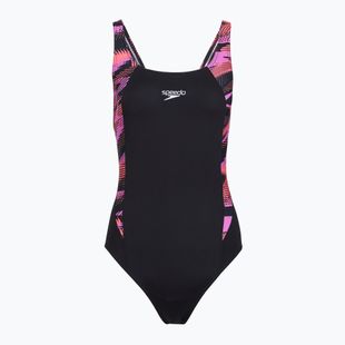 Дамски цял бански костюм Speedo HyperBoom Splice Muscleback neon violet
