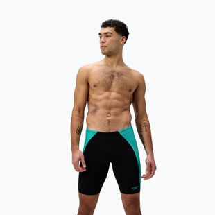 Мъжки шорти за плуване тип клин Speedo Endurance+ MAX Splice Jammer black/turquoise gem