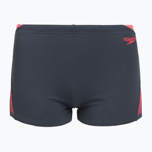 Мъжки боксерки за плуване Speedo Hyper Boom Splice grey lead/neon coral