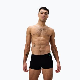 Мъжки боксерки за плуване Speedo Hyper Boom Splice black/alfalfa green