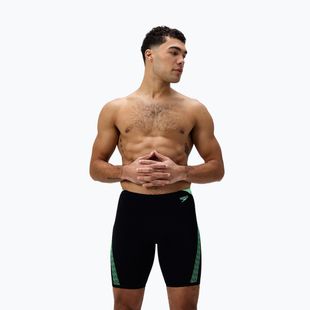 Мъжки шорти за плуване тип клин Speedo Hyper Boom Splice black/alfalfa green