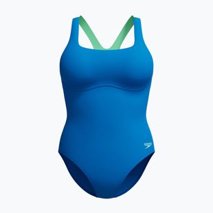 Дамски цял бански костюм Speedo Flex Band with Swim Bra lagoon blue