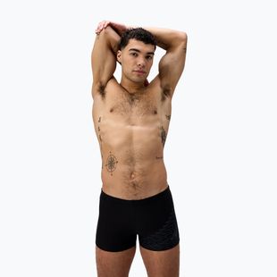 Мъжки боксерки за плуване Speedo Medley Logo Aquashort black/lead grey