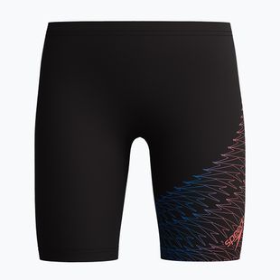 Детски шорти за плуване тип клин Speedo Medley Logo anthracite/neon coral