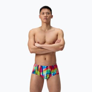 Мъжки боксерки за плуване Speedo Printed 13.5 cm Brief prismatic paradise/ruby