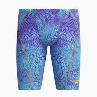 Мъжки шорти за плуване тип клин Speedo Fastskin HyperSpark Printed Jammer under current/sugar blue