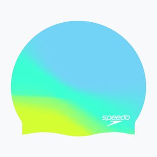 Детска шапка за плуване Speedo Multi Colour Silicone Junior angelic blue/fish tank/bitter melon