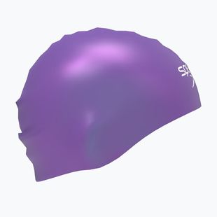 Шапка за плуване Speedo Fastskin Hiro galxy grape metallic/white metallic