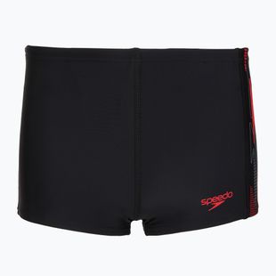 Момчешки бански боксерки Speedo Plastisol Placement Aquashort anthracite/hrr