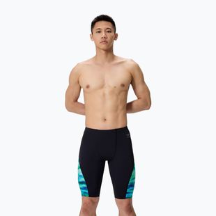 Мъжки шорти за плуване тип клин Speedo Printed Side Spliced sunset grove/black