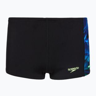 Момчешки бански боксерки Speedo Digital Panel Aquashort Anthracite/Clover