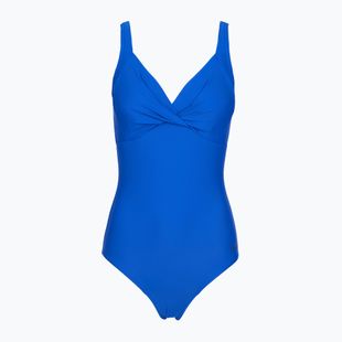 Дамски цял костюм за плуване Speedo Shaping Cross Knot deep sapphire
