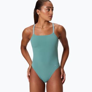Дамски цял бански костюм Speedo Active Back storm green