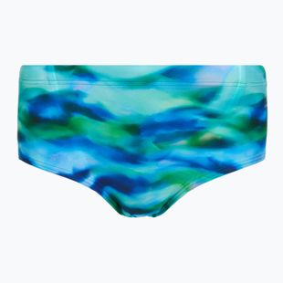Мъжки боксерки за плуване Speedo Printed 13,5 cm Brief sunset grove/green