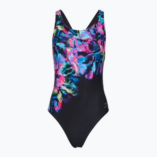 Дамски цял костюм за плуване Speedo FL Placement Printed Powerback glitchy garden/black