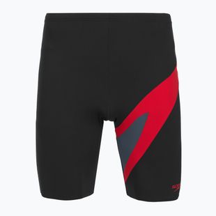 Мъжки шорти за плуване тип клин Speedo Hyperboom anthracite/high risk red