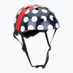 Детска каска за велосипед Hornit PolkaDot морска/бяла/червена