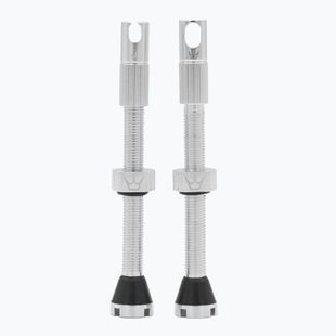 Комплект вентили за безкамерни вентили Peaty'S X Chris King Mk2 PTV2-60-SIL-12 srebrny 83791