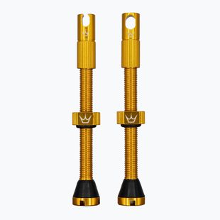 Peaty's X Chris King MK2 Presta Комплект безкамерни вентили 60 мм златни