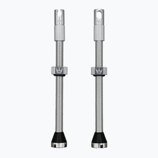 Peaty's X Chris King MK2 Presta Комплект безкамерни вентили 80 мм сребрист