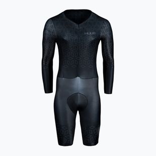 Мъжки гащеризон за колоездене HUUB TT Suit black/charcoal