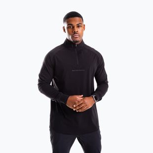 Суитшърт за тренировка Built For Athletes 1/4 Zip Pullover black