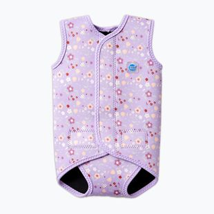 Детски неопренов костюм за плуване Splash About Baby Wrap lilac spring