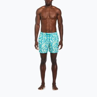 Мъжки шорти за плуване Nike Tossed 5" Volley vapor green