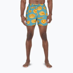 Мъжки къси панталони за плуване Nike Multi Print 5" Volley dusty cactus