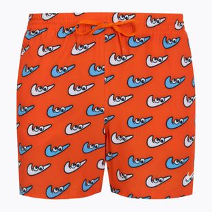 Мъжки бански шорти Nike Multi Print 5" Volley orange blaze