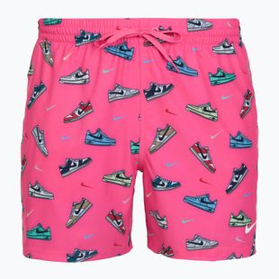 Мъжки шорти за плуване Nike Multi Print 5“ Volley pinksicle