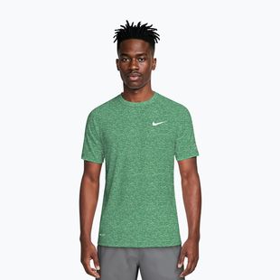 Мъжка тениска за плуване Nike Heather Hydroguard malachite