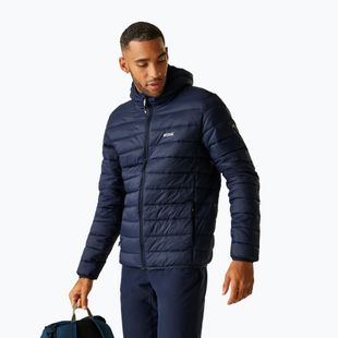 Мъжко яке REGATTA Hooded Marizion black navy/olympian blue