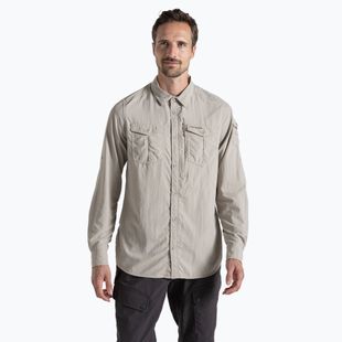 Мъжка риза за трекинг Craghoppers NosiLife Adventure Long Sleeved Shirt III perchment